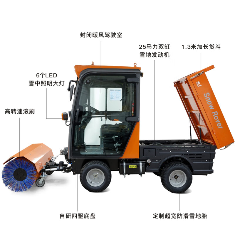 榮事達(dá)駕駛式掃雪機RS-SX150D